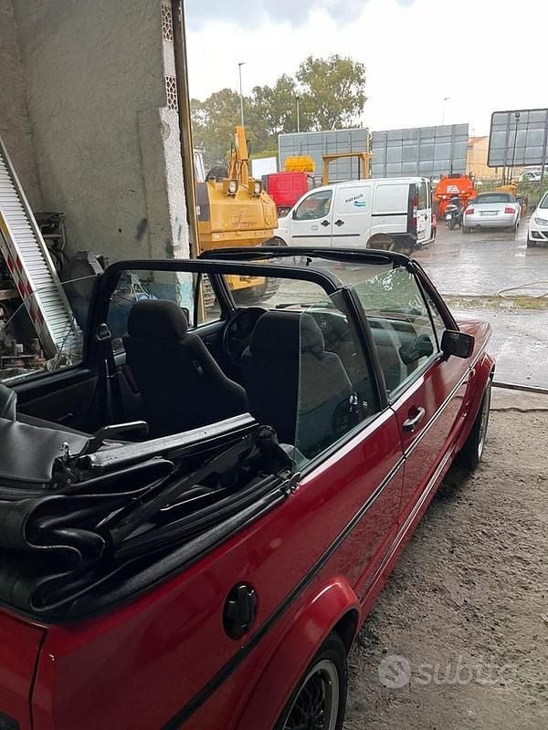 Rosso Usata 1991 VW Golf Cabriolet Sportline Cabrio | 14.500 € - Immagine 1/4