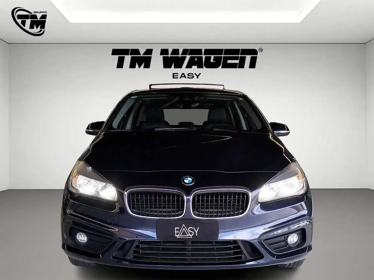 Usata BMW 218 Active Tourer Advantage 150 CV (110 kW) 2016 Blu/azzurro Monovolume