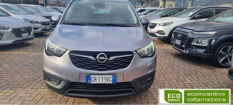 Usata Opel Crossland X 102 CV (75 kW) 2020 Grigio SUV