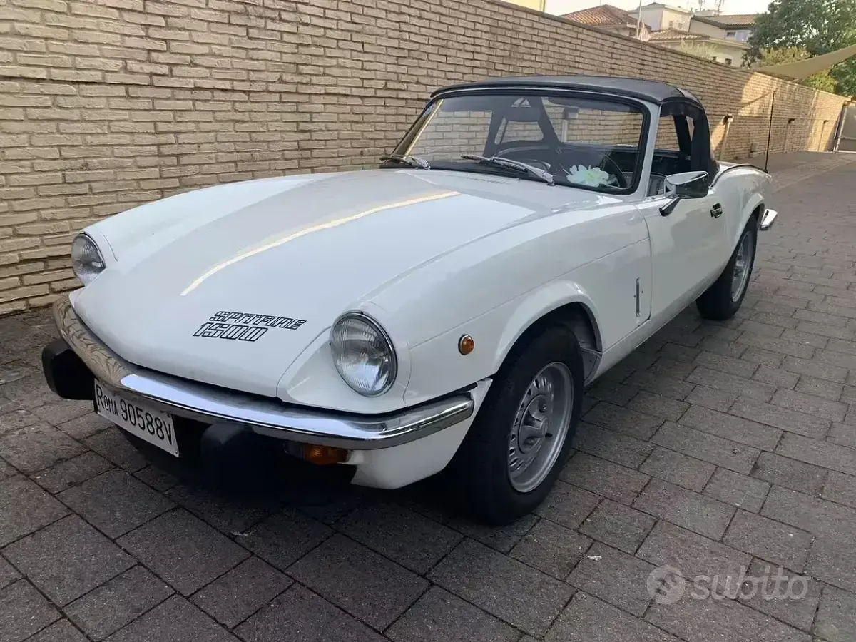 Usata Triumph Spitfire 1970 Bianco Cabrio
