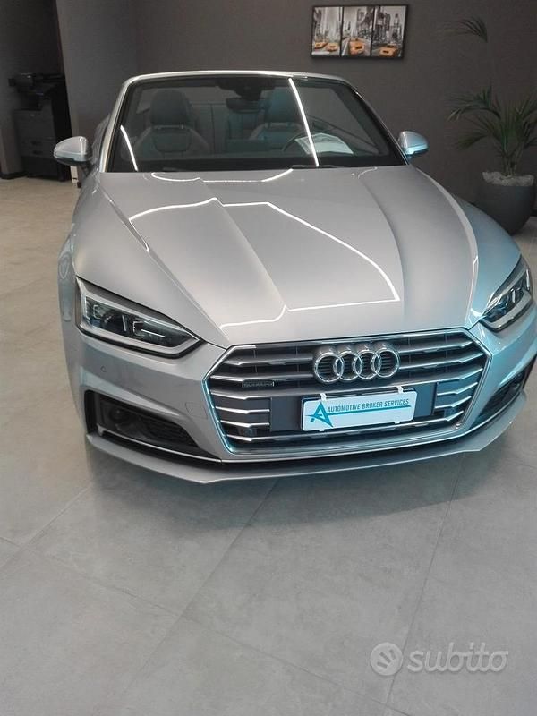Grigio Usata 2018 Audi A5 Cabrio | 32.000 € - Immagine 1/4