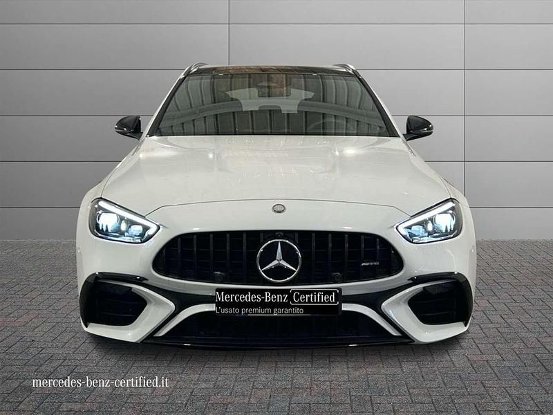 Usata Mercedes C63 AMG Premium Plus 476 CV (350 kW) 2024 Bianco opalite bright designo Station wagon