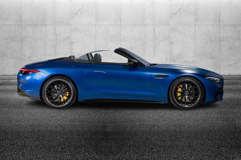 Usata Mercedes SL63 AMG Premium Plus 585 CV (430 kW) 2022 Blu metallizzato Cabrio