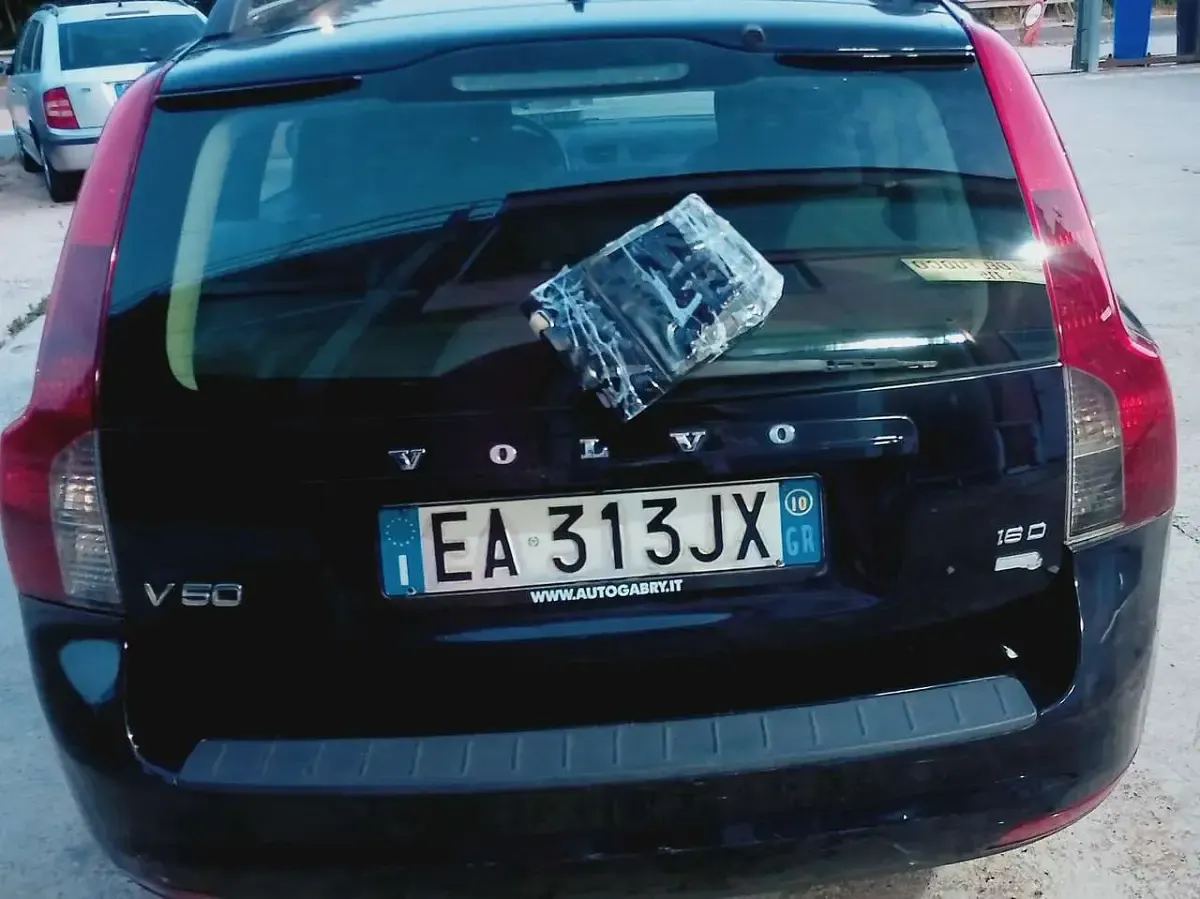 Usata Volvo V50 109 CV (80 kW) 2010 Nero Station wagon