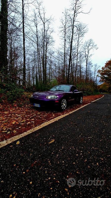 Usata Mazda MX5 110 CV (80 kW) 1999 Blu Cabrio