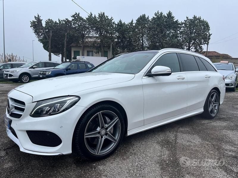 Usata Mercedes C220 Premium 169 CV (124 kW) 2014 Bianco Station wagon