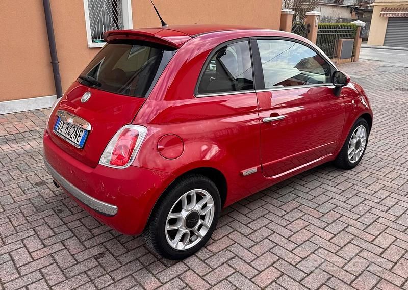 Usata Fiat 500 69 CV (50 kW) 2009 Rosso Cabrio