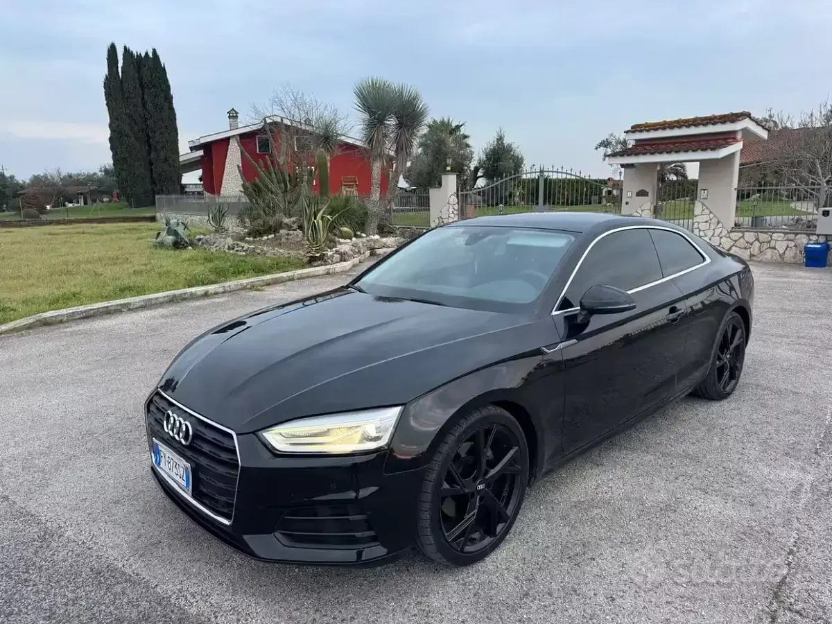 Usata Audi A5 190 CV (139 kW) 2020 Nero Coupé