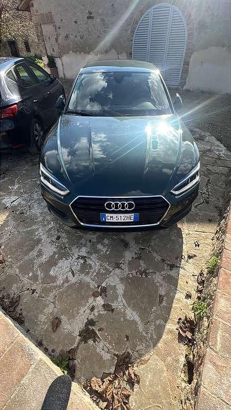Usata Audi A5 Sportback Sport 150 CV (110 kW) 2019 Verde Utilitaria