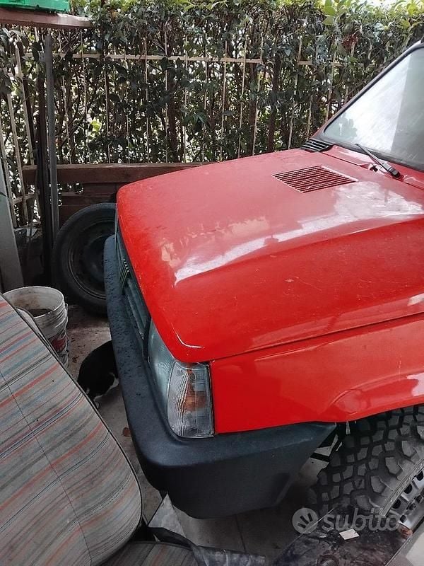 Usata Fiat Panda 4x4 1985 Rosso Utilitaria