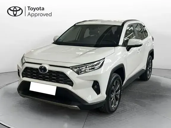 Usata Toyota RAV4 Hybrid Active 218 CV (160 kW) 2023 Bianco SUV
