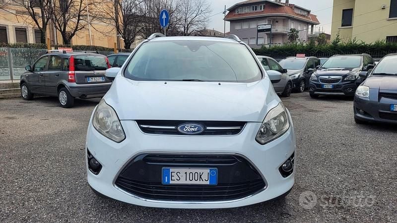 Usata Ford C-MAX Titanium 116 CV (85 kW) 2013 Bianco Monovolume