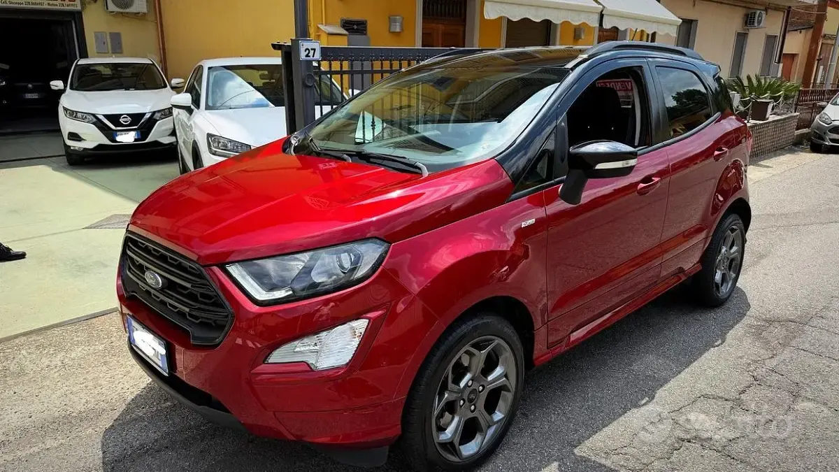 Usata Ford Ecosport ST-Line 99 CV (72 kW) 2018 Rosso SUV