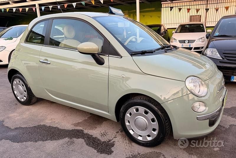 Usata Fiat 500 Pop 69 CV (50 kW) 2008 Verde Berlina