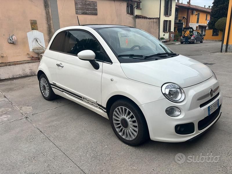Bianco Usata 2015 Fiat 500S Tre volumi | 6500 € - Immagine 1/4