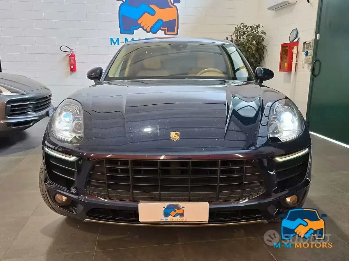 Usata Porsche Macan 250 CV (183 kW) 2016 Blu SUV