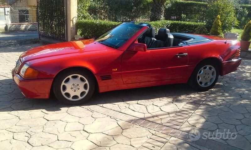 Usata Mercedes SL300 1989 Rosso