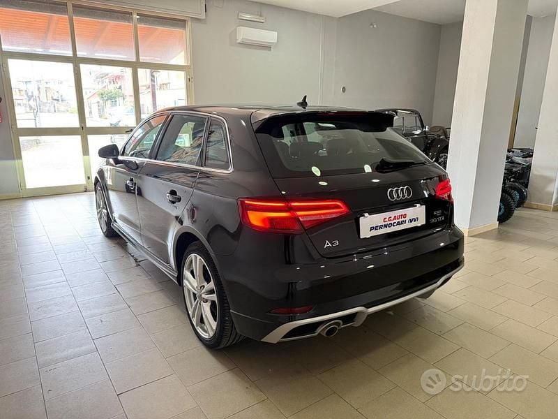 Usata Audi A3 S-Line 116 CV (85 kW) 2019 Nero Berlina