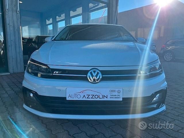 Usata VW Polo R-line 95 CV (69 kW) 2018 Bianco Berlina