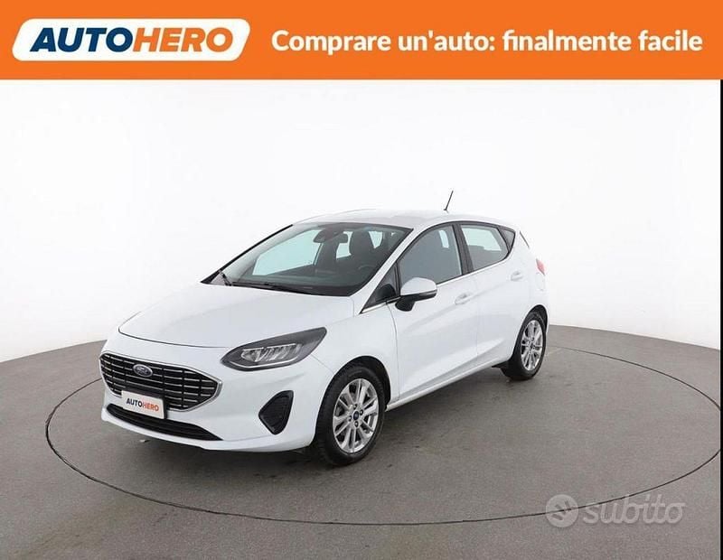 Usata Ford Fiesta Titanium 75 CV (55 kW) 2022 Bianco Utilitaria