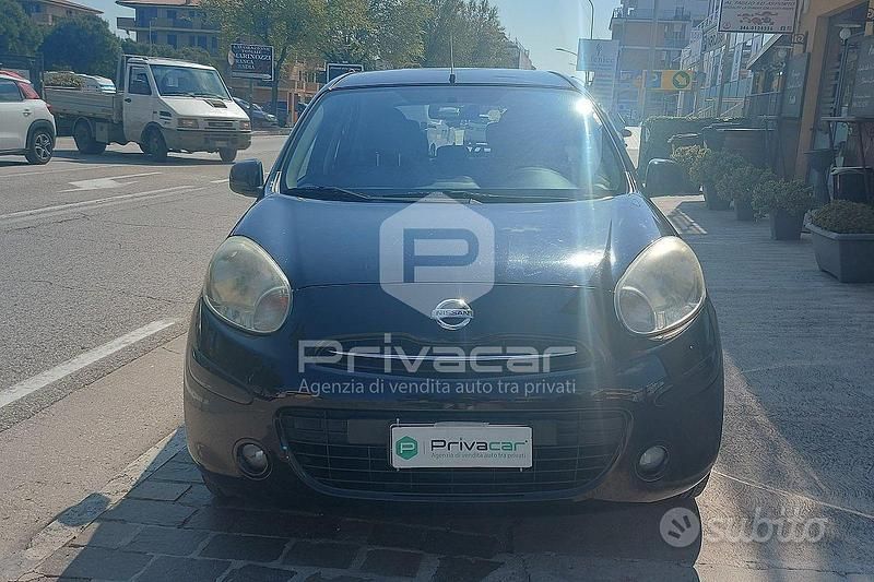 Usata Nissan Micra Acenta 80 CV (58 kW) 2012 Nero Utilitaria