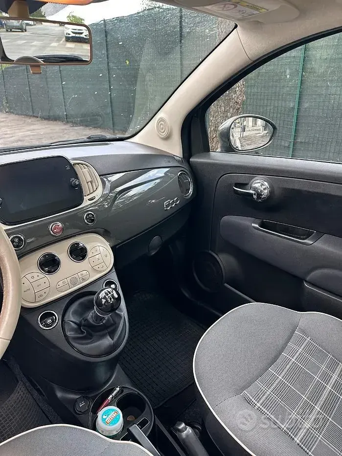 Usata Fiat 500 Lounge 69 CV (50 kW) 2018 Grigio Utilitaria