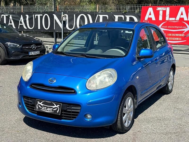 Usata Nissan Micra Tekna 80 CV (58 kW) 2011 Blu Utilitaria