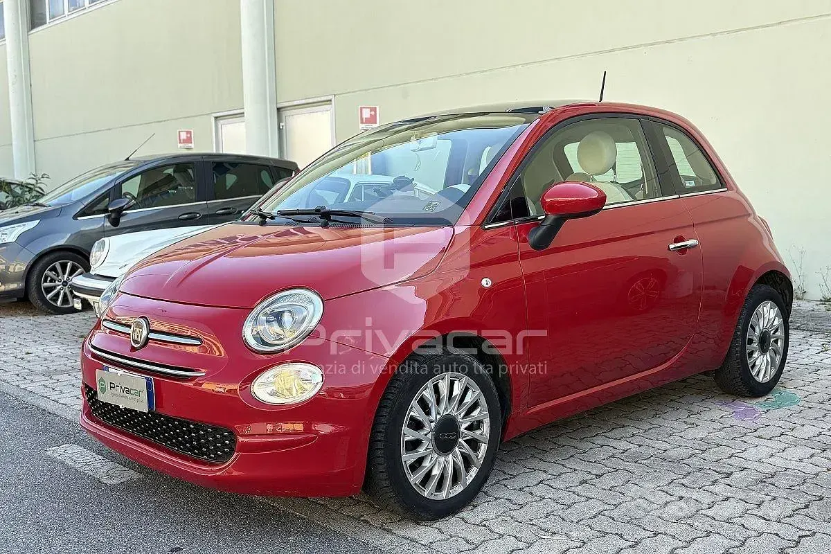 Usata Fiat 500 Lounge 95 CV (69 kW) 2018 Rosso Utilitaria