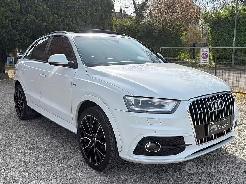 Usata Audi Q3 S-line plus 177 CV (130 kW) 2013 Bianco SUV