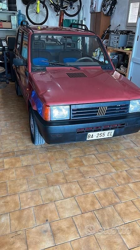 Usata Fiat Panda 1998 Rosso Utilitaria
