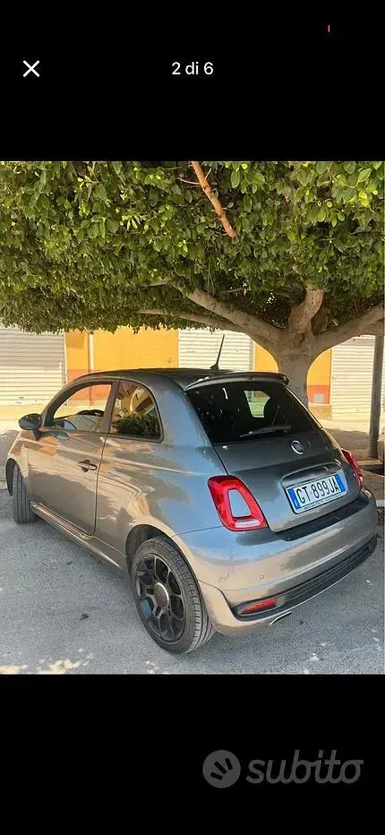 Usata Fiat 500S 95 CV (69 kW) 2017 Grigio Berlina