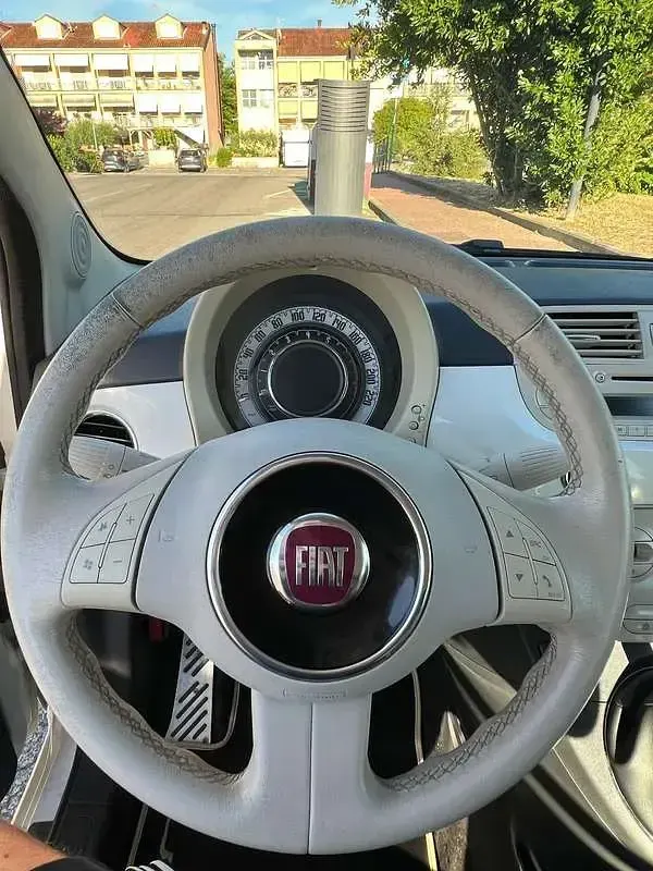 Usata Fiat 500C Lounge 69 CV (50 kW) 2010 Bianco Cabrio