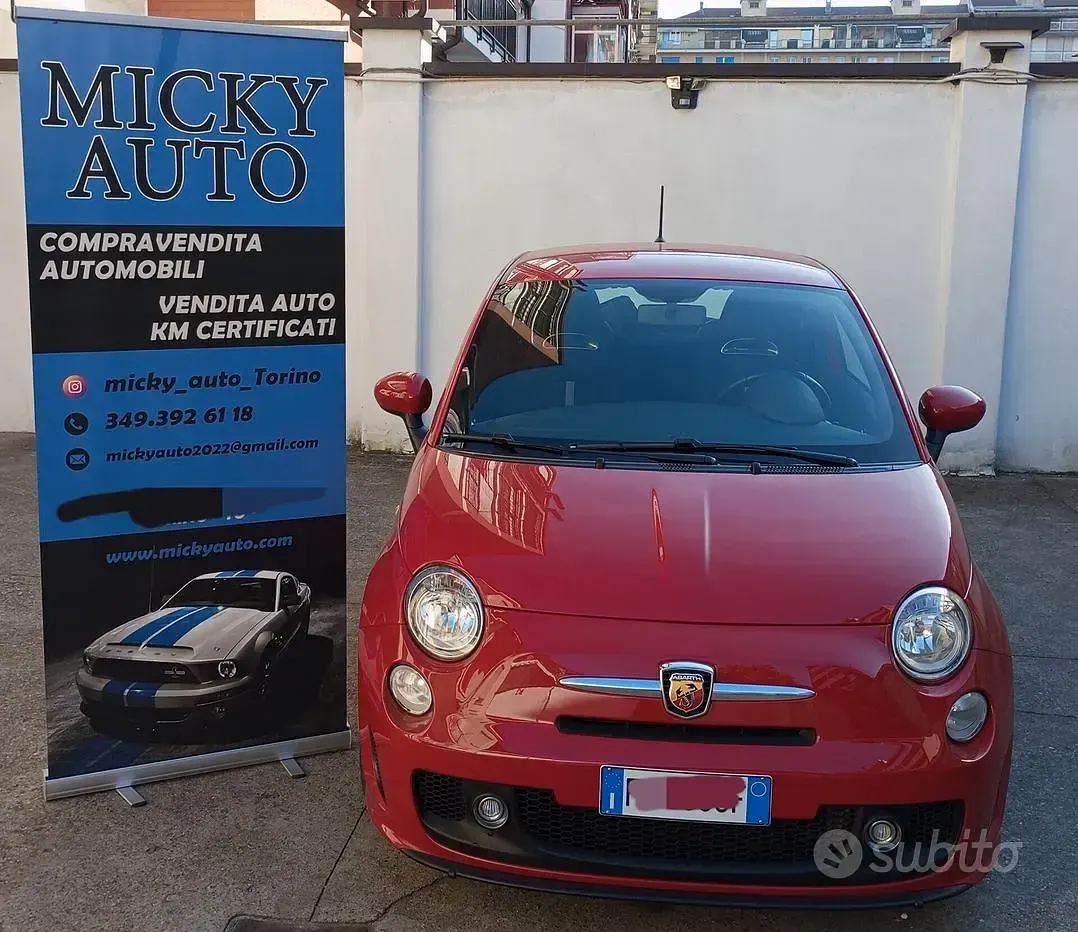 Usata Abarth 595 140 CV (102 kW) 2016 Rosso Berlina