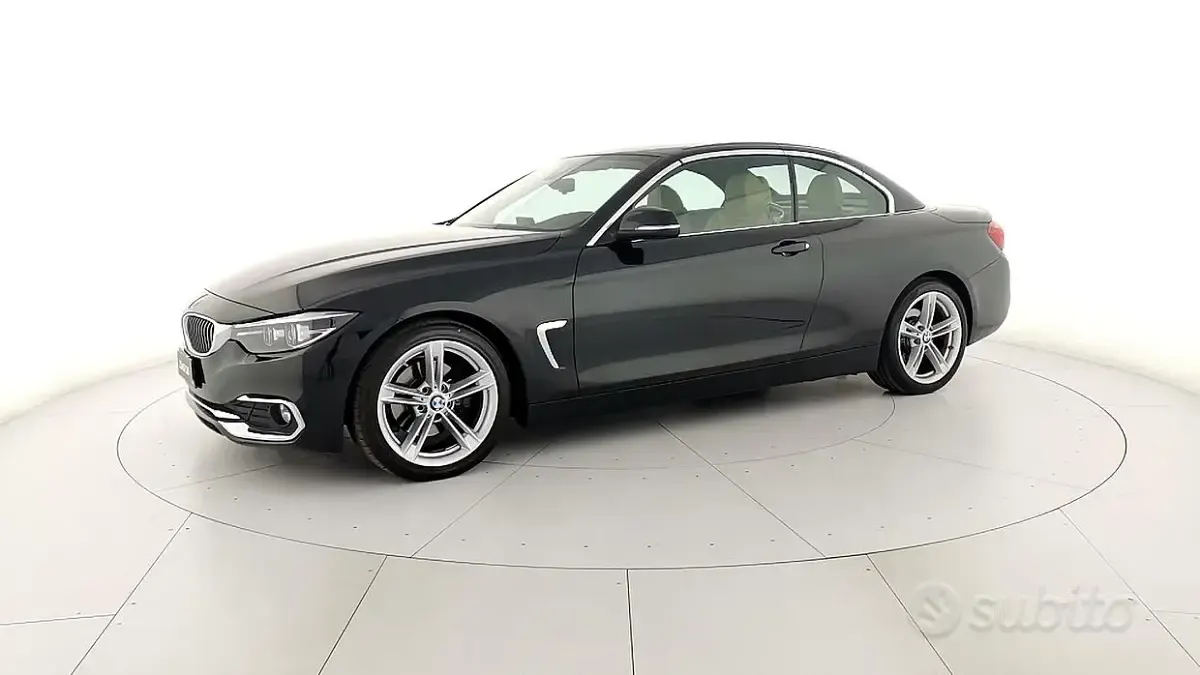 Usata BMW 420 Cabriolet Luxury Line 190 CV (139 kW) 2019 Nero Cabrio