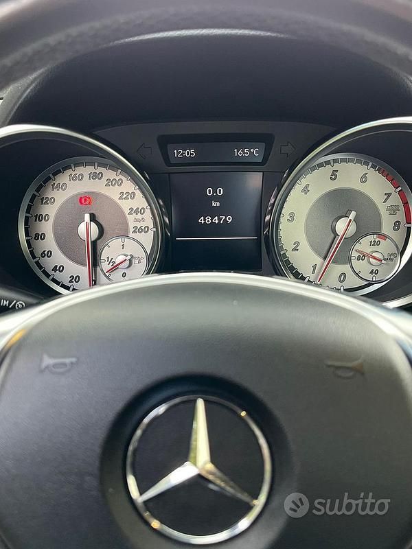 Usata Mercedes SLK200 184 CV (135 kW) 2011 Nero Cabrio