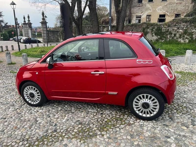 Usata Fiat 500 Lounge 69 CV (50 kW) 2011 Rosso Utilitaria