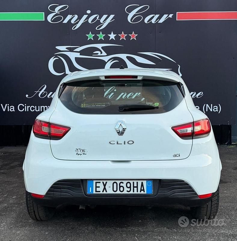 Usata Renault Clio IV 75 CV (55 kW) 2015 Bianco Berlina