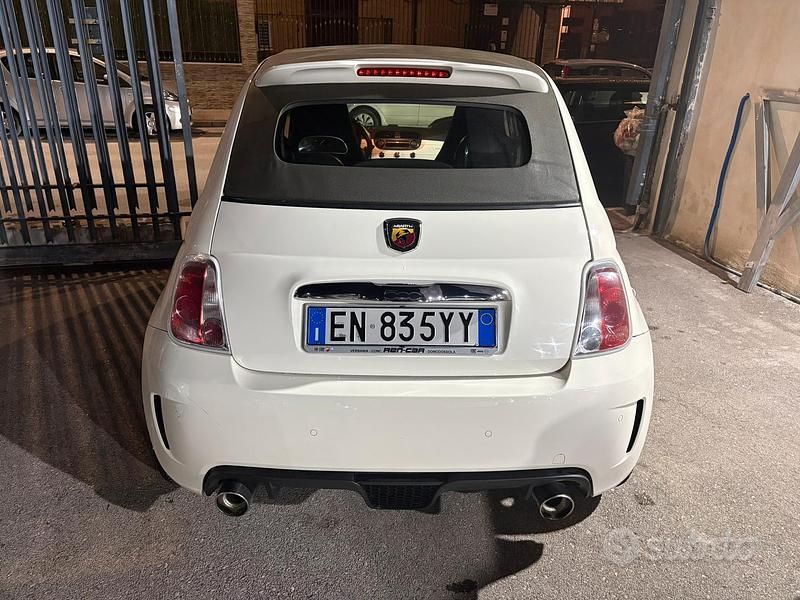 Usata Abarth 500C 140 CV (102 kW) 2012 Bianco Cabrio