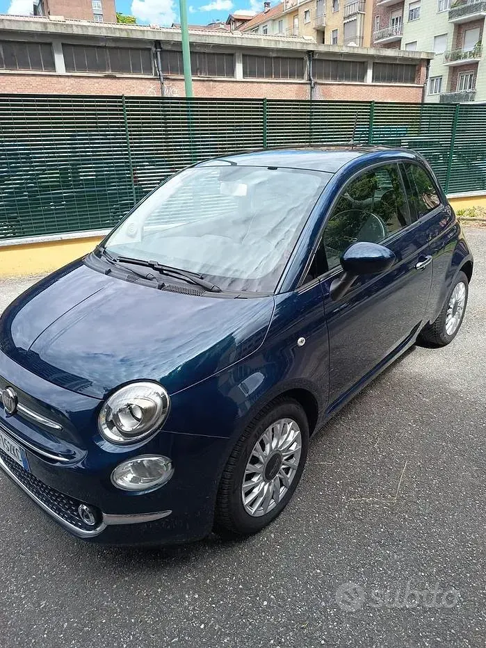 Usata Fiat 500 95 CV (69 kW) 2018 Bluazzurro Berlina