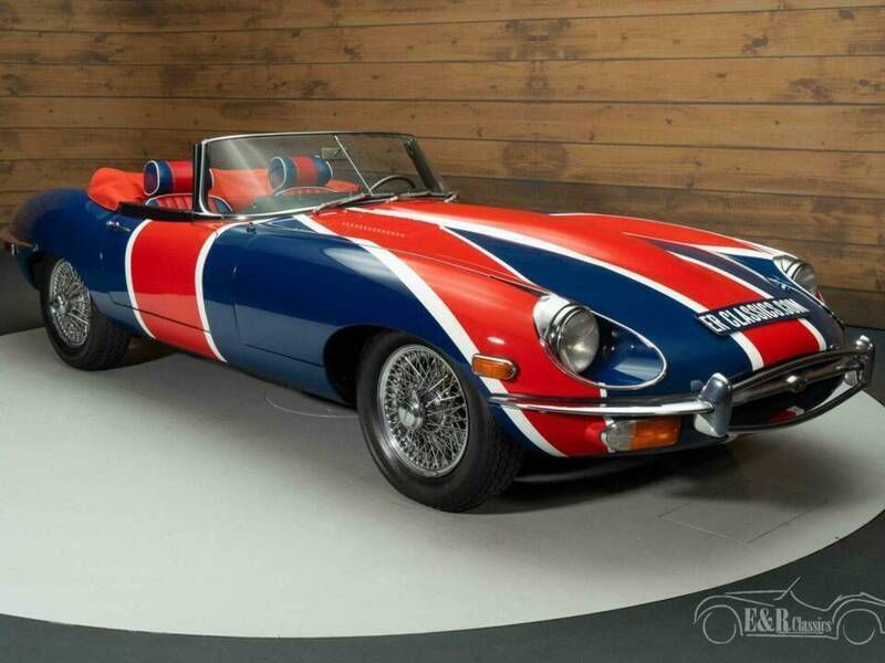 Usata Jaguar E-Type S 265 CV (194 kW) 1970 Blu Cabrio