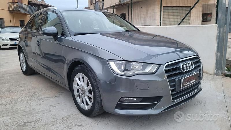 Usata Audi A3 Ambition 105 CV (77 kW) 2013 Grigio Berlina