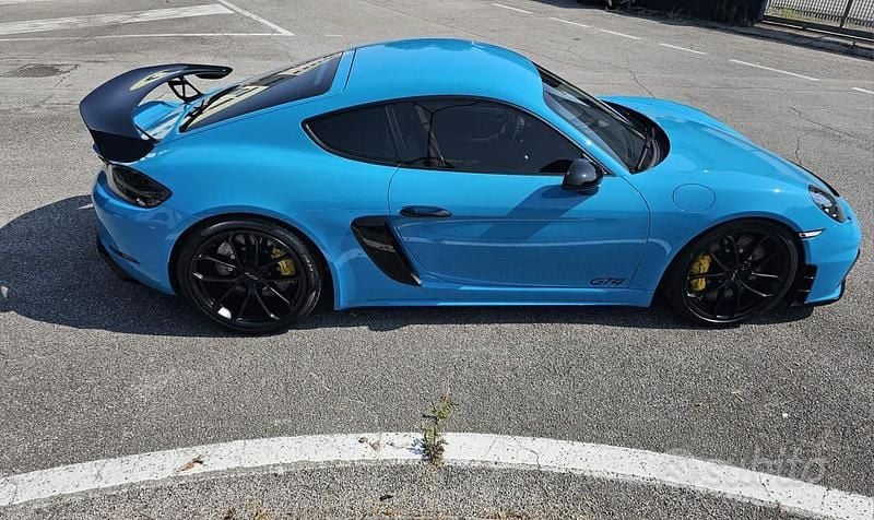 Usata Porsche 718 Cayman GT4 420 CV (308 kW) 2019 Blu/azzurro Coupé