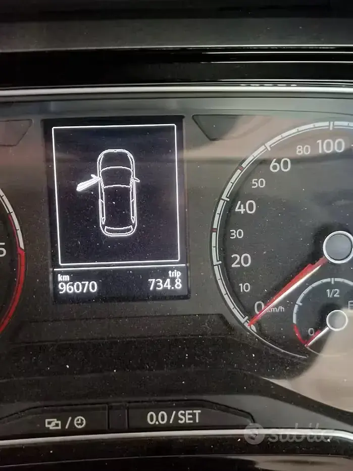 Usata VW Polo 95 CV (69 kW) 2018 Bianco Utilitaria