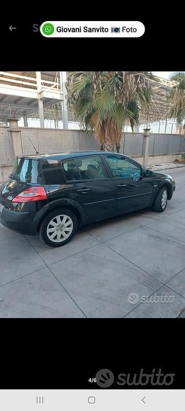 Usata Renault Mégane II 105 CV (77 kW) 2005 Nero Berlina