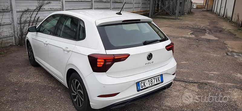 Usata VW Polo Life 95 CV (69 kW) 2022 Bianco Berlina