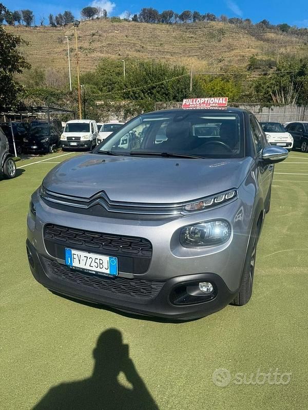 Usata Citroën C3 Shine 101 CV (74 kW) 2019 Grigio Utilitaria