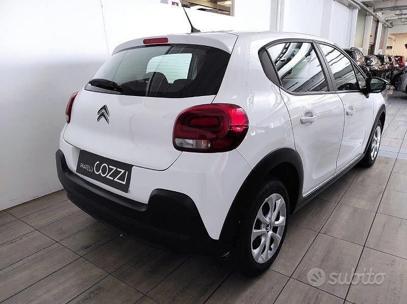 Usata Citroën C3 Feel 102 CV (75 kW) 2021 Bianco Utilitaria