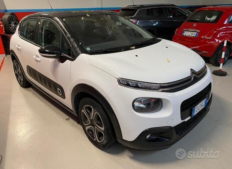 Usata Citroën C3 PureTech 83 CV (61 kW) 2019 Bianco metallizzato Utilitaria