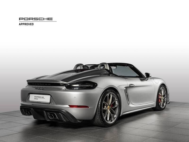 Usata Porsche 718 Spyder 420 CV (308 kW) 2021 Argento gt Cabrio