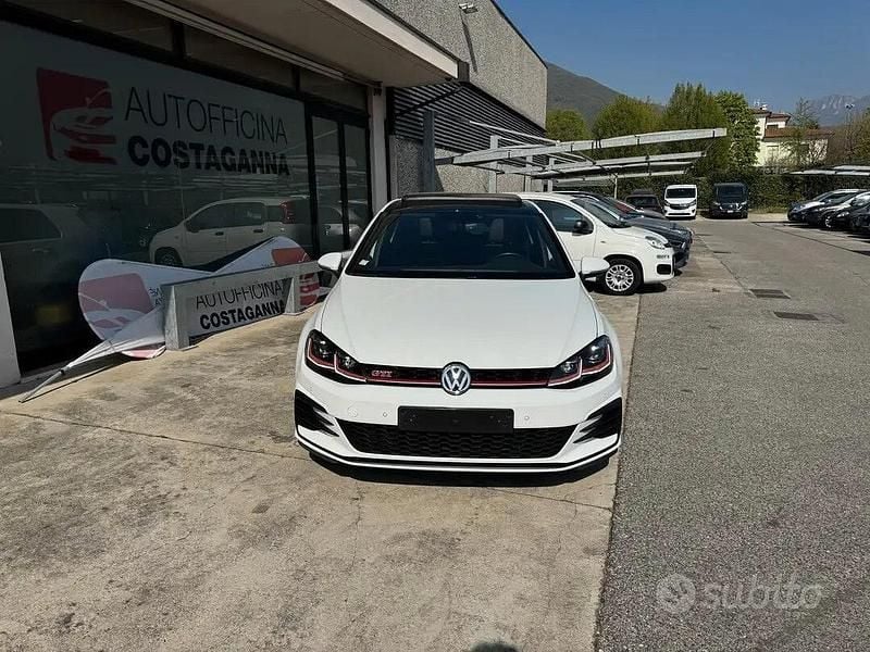 Usata VW Golf VII GTI 245 CV (180 kW) 2019 Bianco Berlina